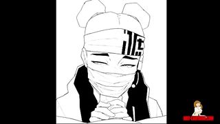 Аниме и 3Д рисунки голых девушек на больших членах в стиле хентай