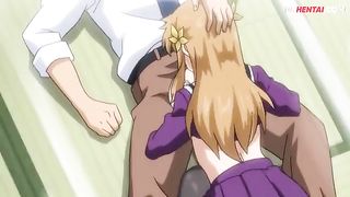 Хентай студентки жёстко трахнуты преподавателем